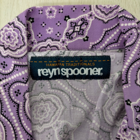 レインスプーナー Reyn Spooner バンダナ柄 開襟半袖シャツ レディース M