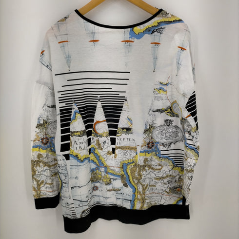 エイココンドウ Eiko Kondo 地図柄ロングカットソー レディース JPN:42