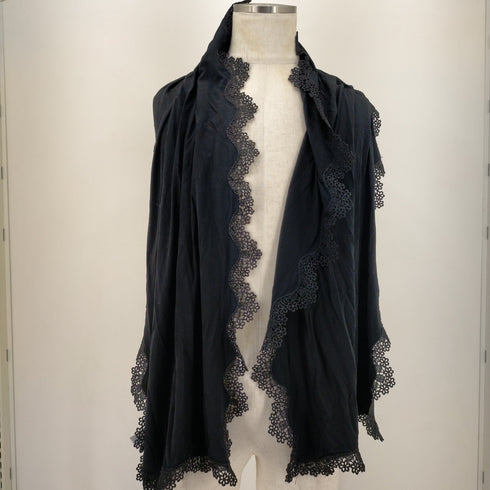 Lignaggia MADE IN ITALY ポリレーヨンフラワーパターンスカーフ レディース
