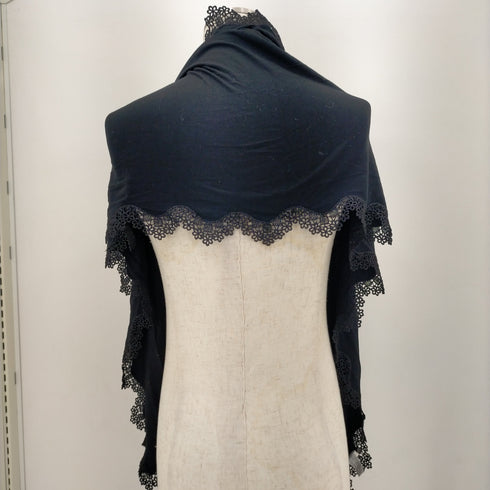 Lignaggia MADE IN ITALY ポリレーヨンフラワーパターンスカーフ レディース
