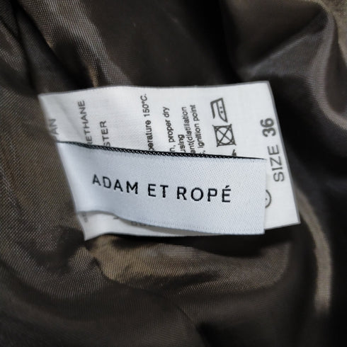 アダムエロペ Adam et Rope ウエストベルト付きプリーツスカート レディース 36