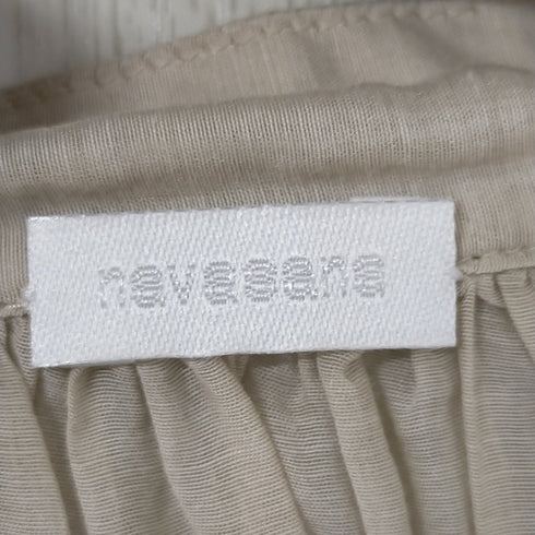 ナバアサナ navasana シルク混 シフォンチュニックワンピース レディース