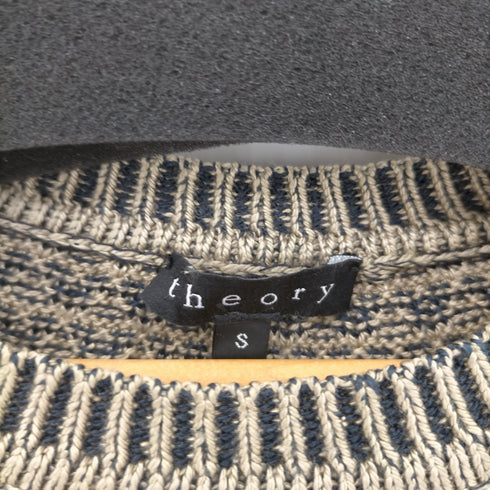 セオリー theory ショルダー切替 ショート丈シルクニット レディース JPN:S