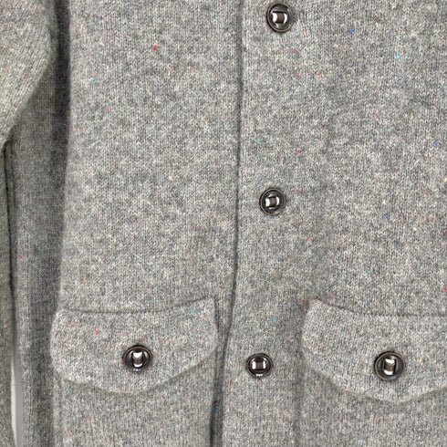 ビームス BEAMS アクリルコットン混 ウールマルチカラーカーディガン メンズ JPN:M