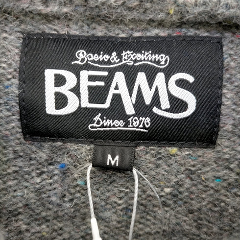 ビームス BEAMS アクリルコットン混 ウールマルチカラーカーディガン メンズ JPN:M