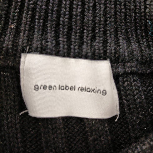 ユナイテッドアローズグリーンレーベルリラクシング UNITED ARROWS green label relaxing ワイドリブスリットニットプルオーバー レディース