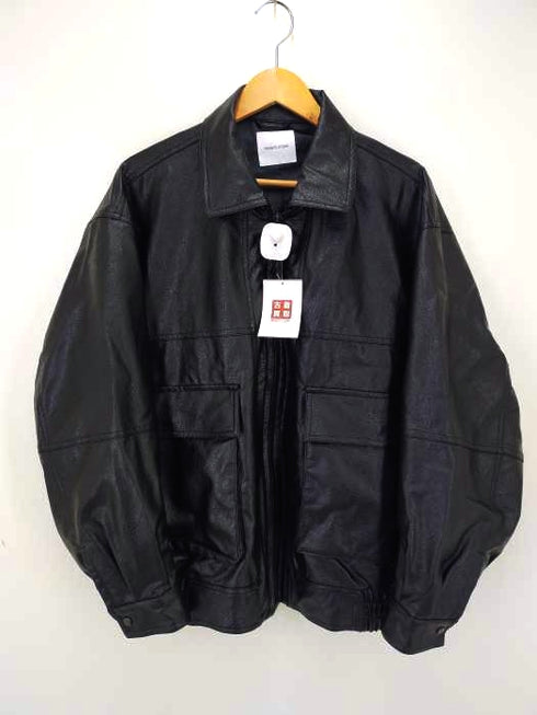 フリークスストア FREAKS STORE フェイクレザーブルゾンジャケット メンズ M