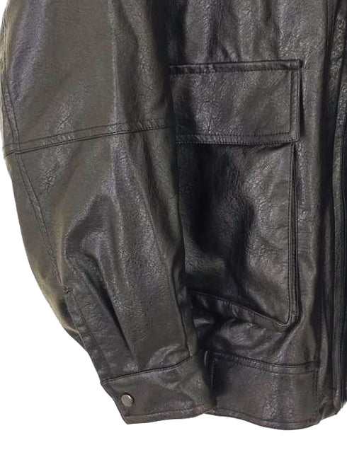 フリークスストア FREAKS STORE フェイクレザーブルゾンジャケット メンズ M