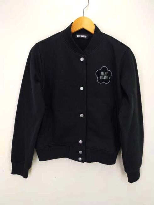 マリークワント MARYQUANT デイジーワッペンスウェット ブルゾン レディース M