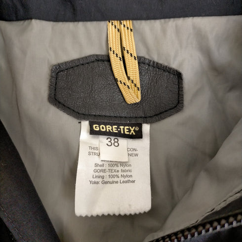 ロッキーマウンテンフェザーベッド Rocky Mountain FeatherBed GORE-TEXゴアテックス ヨークレザー切替 ジップアップ ジャケット メンズ 38