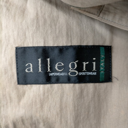 アレグリ allegri ジップアップステンカラーコート メンズ JPN:M