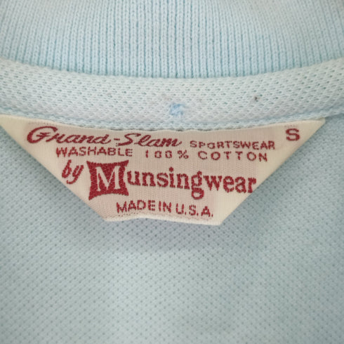 マンシングウェア Munsingwear Made in U.S.A. 復刻スタンダードポロシャツ メンズ S
