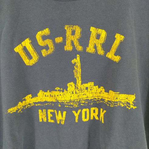 ダブルアールエル ラルフローレン RRL RALPH LAUREN リバーシブルコットンTシャツ ダブルフェイス メンズ