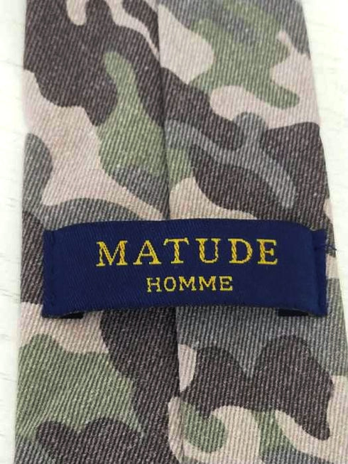MATUDE 迷彩ネクタイ メンズ