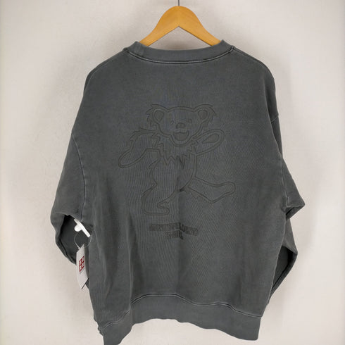 エックスガール X-girl 21AW X-GIRL × GRATEFUL DEAD PIGMENT DYED CREW SWEAT TOP レディース L