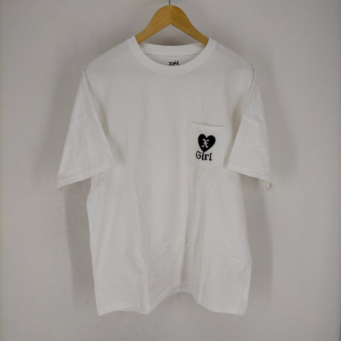 エックスガール X-girl 22SS HEART EMBROIDERY POCKET S/S TEE レディース L