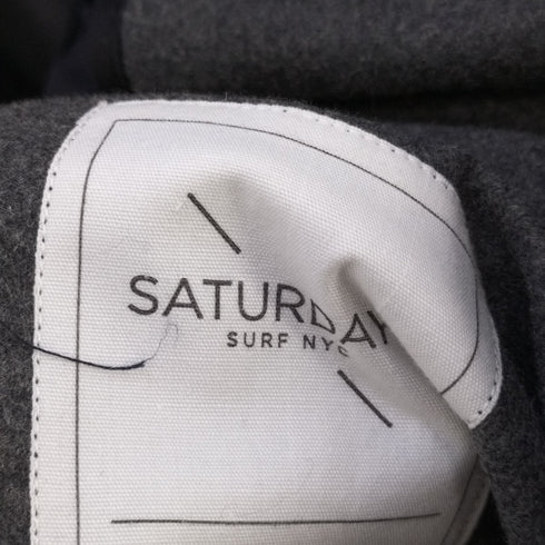 サタデーズ サーフ ニューヨーク SATURDAYS SURF NYC ウール ダブルテーラードジャケット ピーコート メンズ import:XL