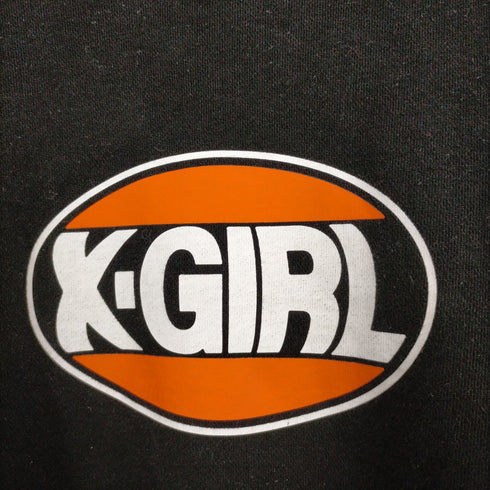 エックスガール X-girl 22SS OVAL LOGO CREW SWEAT TOP レディース S