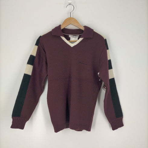 キャサリンハムネットロンドン KATHARINE HAMNETT LONDON ロゴ刺繍 ビッグカラーニット レディース JPN:M