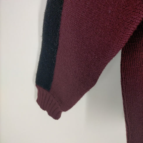 キャサリンハムネットロンドン KATHARINE HAMNETT LONDON ロゴ刺繍 ビッグカラーニット レディース JPN:M
