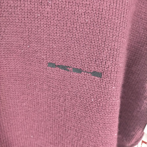 キャサリンハムネットロンドン KATHARINE HAMNETT LONDON ロゴ刺繍 ビッグカラーニット レディース JPN:M
