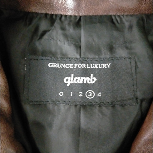 グラム glamb Rosso riders ロッソライダース レザージャケット メンズ JPN:3