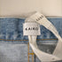 カイコー KAIKO 19S/S USED加工スリット入りカットオフデニムパンツ BUG DENIM PANT FULL WASH メンズ JPN:2