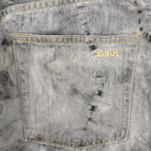 エックスガール X-girl 20SS BLEACHED DENIM SKIRT レディース 1