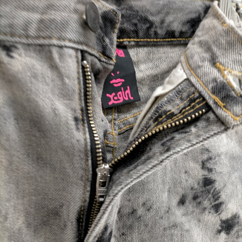 エックスガール X-girl 20SS BLEACHED DENIM SKIRT レディース 1