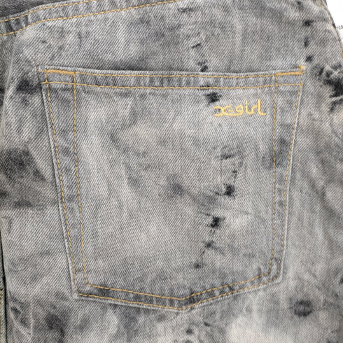 エックスガール X-girl 20SS BLEACHED DENIM SKIRT レディース 1