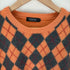 バーバリーブラックレーベル BURBERRY BLACK LABEL ウール アーガイル柄クルーネックニット メンズ JPN:3