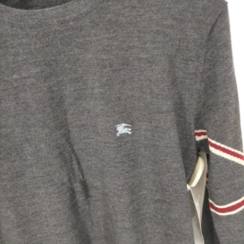 バーバリーブラックレーベル BURBERRY BLACK LABEL ユニオンジャック柄 ホース刺繍ニット メンズ 2