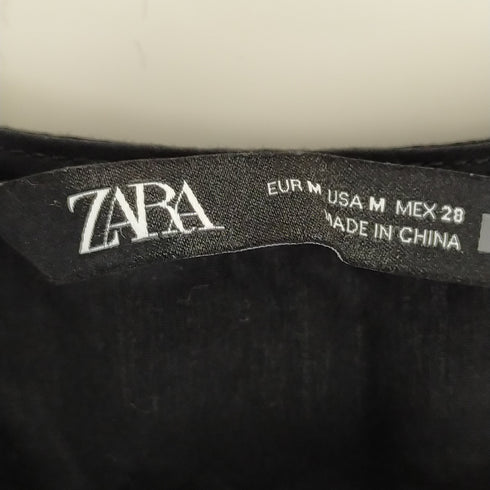 ザラ ZARA ゴールドボタンブラウス レディース US M