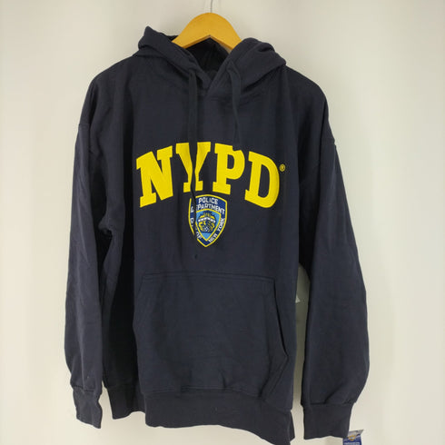NYPD ワッペンプルオーバーパーカー メンズ XL