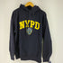 NYPD ワッペンプルオーバーパーカー メンズ XL