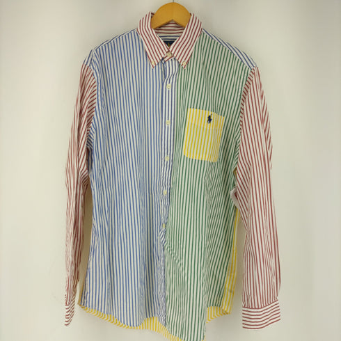 ラルフローレン RALPH LAUREN マルチストライプBDシャツ メンズ L