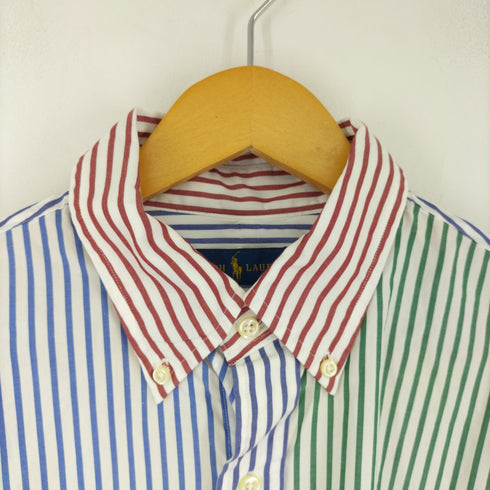 ラルフローレン RALPH LAUREN マルチストライプBDシャツ メンズ L