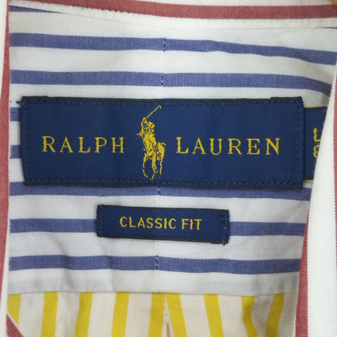 ラルフローレン RALPH LAUREN マルチストライプBDシャツ メンズ L