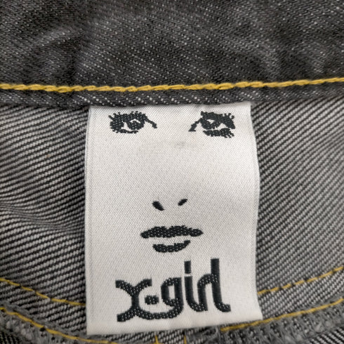 エックスガール X-girl 22SS パッチワーク デニムフレアパンツ レディース S