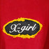 エックスガール X-girl 22AW ROYAL OVAL LOGO CREW SWEAT TOP レディース ONE SIZE
