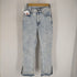 エックスガール X-girl 21AW CHEMICAL WASH SIDE SLIT FLARED DENIM PANTS レディース XS