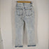 エックスガール X-girl 21AW CHEMICAL WASH SIDE SLIT FLARED DENIM PANTS レディース XS