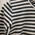 プレイコムデギャルソン PLAY COMME des GARCONS AD2016 ワンポイント レッド ハート ロングボーダーTシャツ レディース JPN:L
