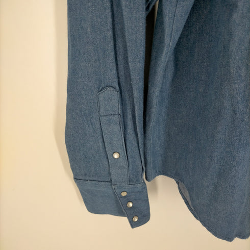 ロックマウント Rockmount 別注 USA製 デニムウエスタンシャツ メンズ