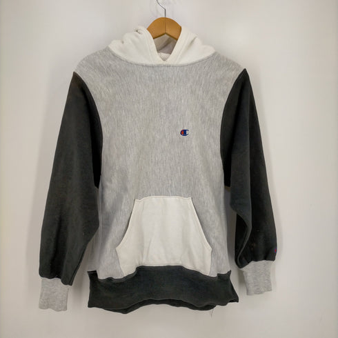 チャンピオン Champion 刺繍タグ 目あり REVERSE WEAVE 袖切替 プルオーバーパーカー メンズ import:M