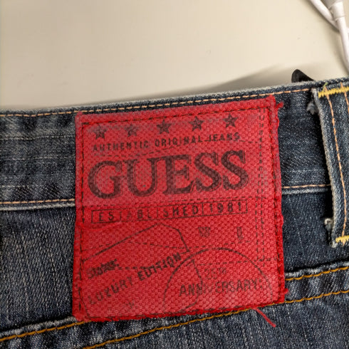 ゲス GUESS PREMIUM EDITION ダメージ加工 ボタンフライ デニムパンツ メンズ 36