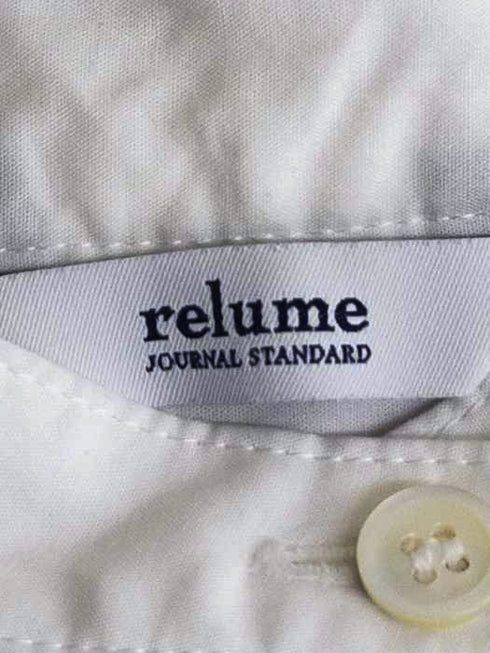 ジャーナルスタンダードレリューム JOURNAL STANDARD relume バンドカラーブラウス レディース F