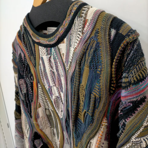 NORM THOMPSON MADE IN CANADA コットン3Dニット メンズ import:M