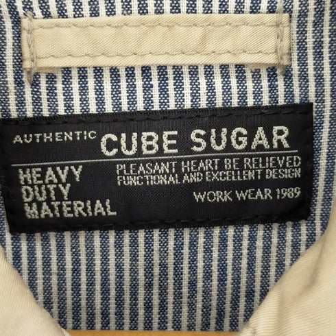 キューブシュガー CUBE SUGAR 綾ダンプ ダスターコート レディース M