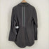 ブラックコムデギャルソン BLACK COMME des GARCONS AD2012 製品染め バックストライプ燕尾ジャケット メンズ JPN:M